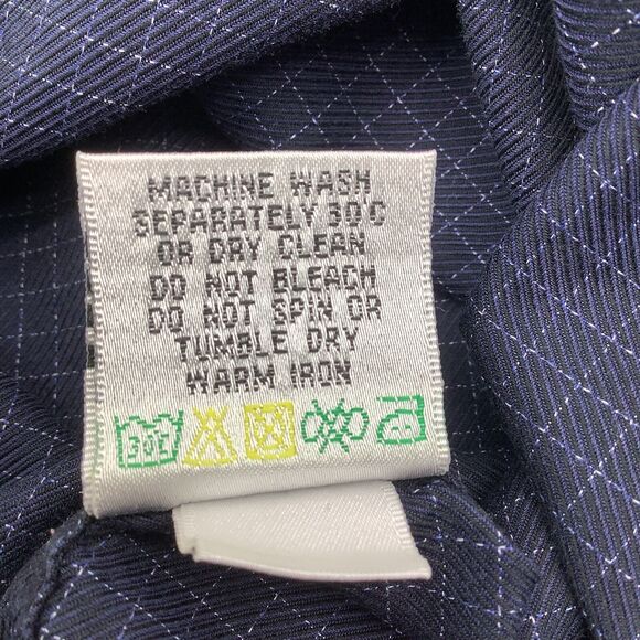 Bugatchi Mens‎ Classic Fit Long Sleeve Button Up Shirt Blue Check Size XXL - Picture 6 of 6